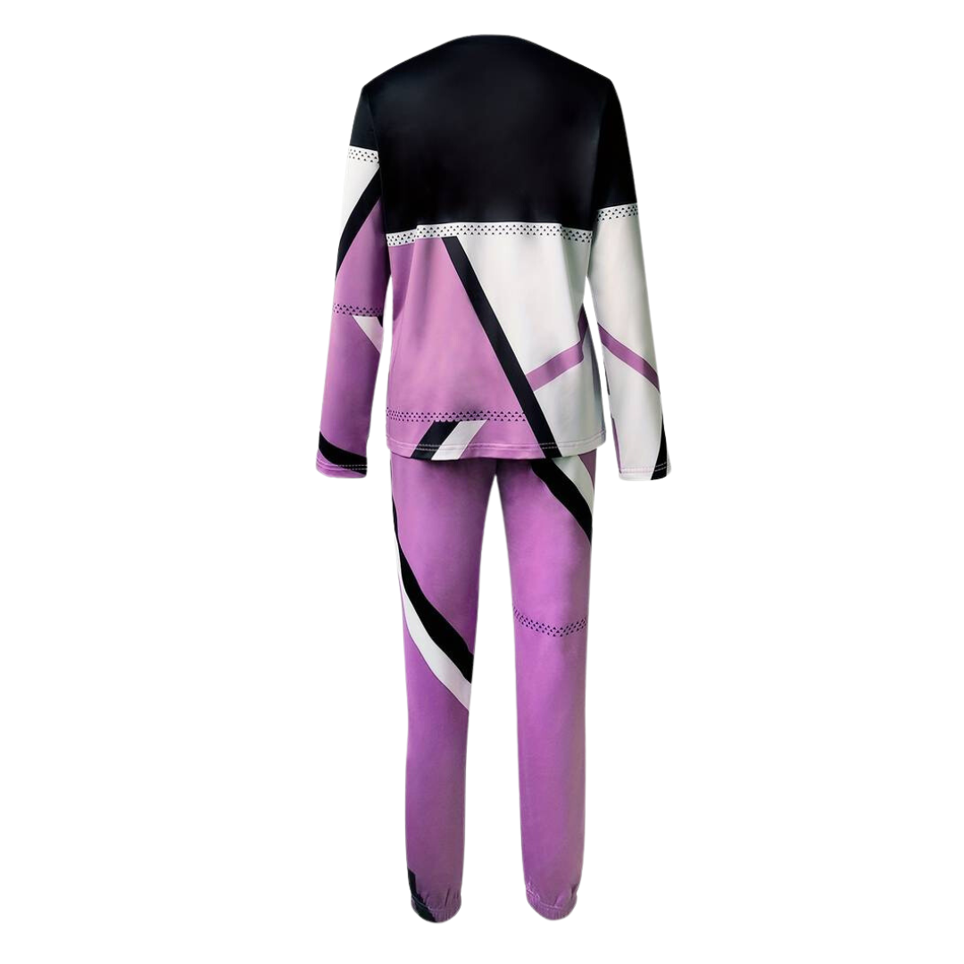 2-delig Set Lange Broek en O-hals Top voor Vrouw