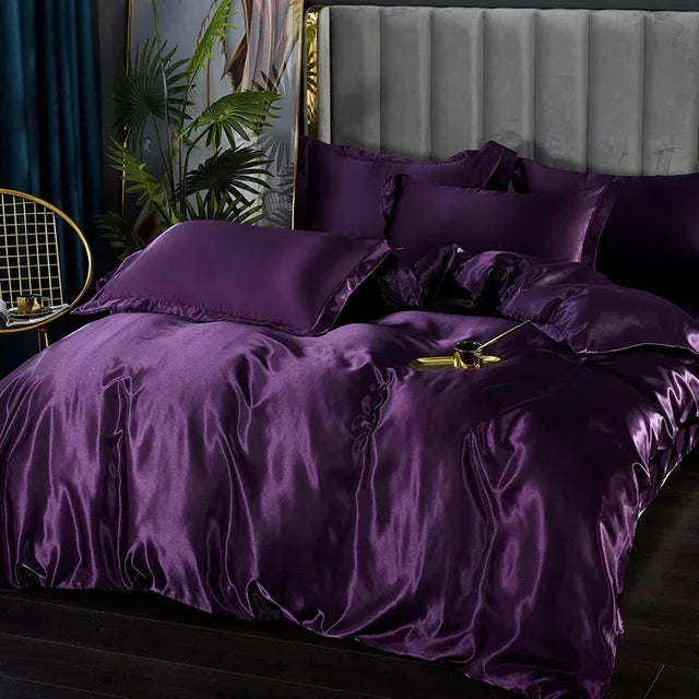 Zijde Beddengoed Set Luxe Satijn Soft