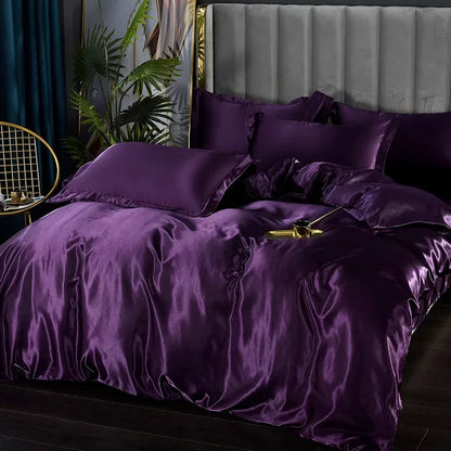Zijde Beddengoed Set Luxe Satijn Soft