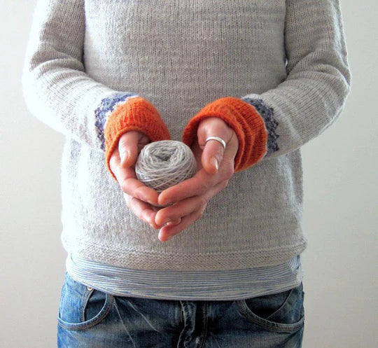 Grijze Trui Boho Stijl Zacht en Comfortabel