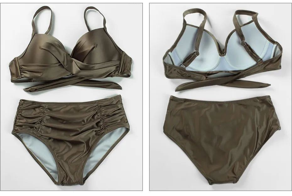 Plus-Size Bikini Comfortabel en Stijlvol voor Vrouwelijke Vormen