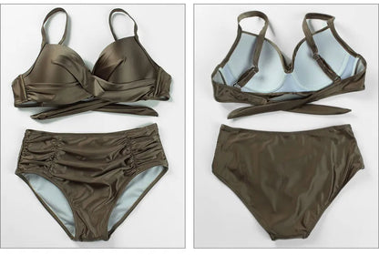 Plus-Size Bikini Comfortabel en Stijlvol voor Vrouwelijke Vormen