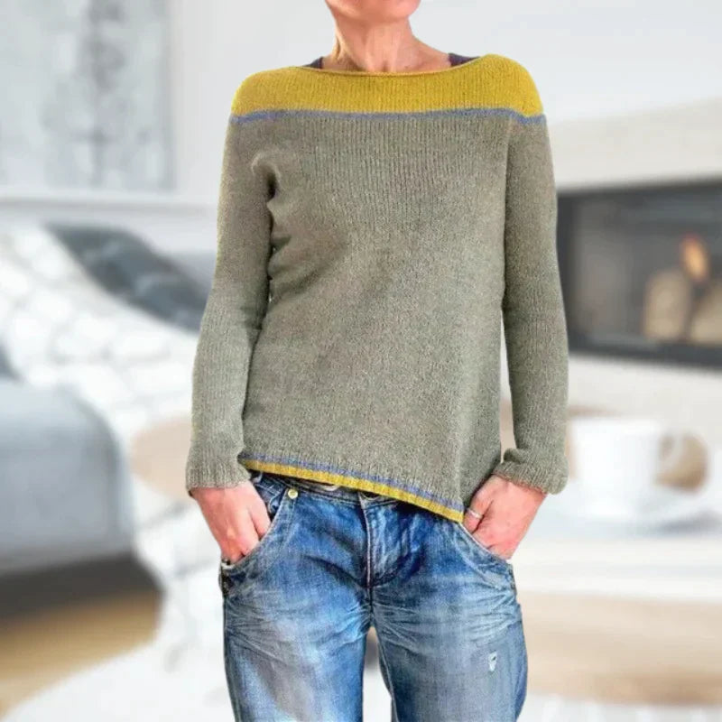 Trendy Trui Gezellig Zacht Warme Wintertrui