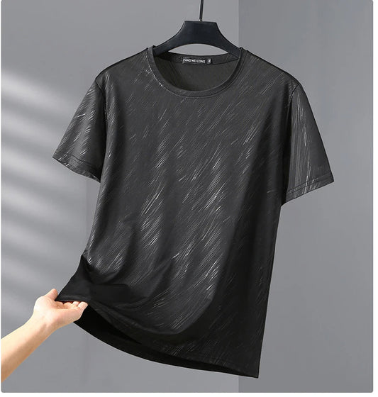 Plus Size T-Shirt Zwart Trendy voor Dames - Mode Vibes