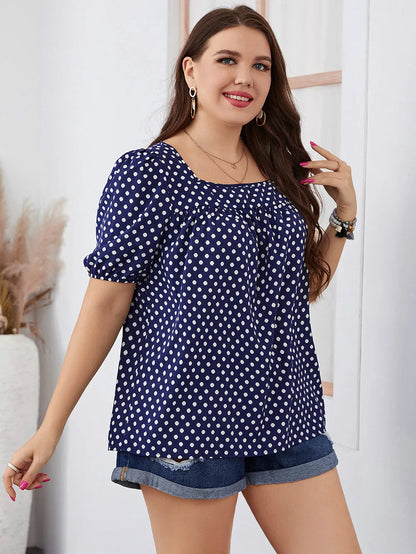 Plus-Size Zomer Top Jade Groen Stijlvol - Mode Vibes