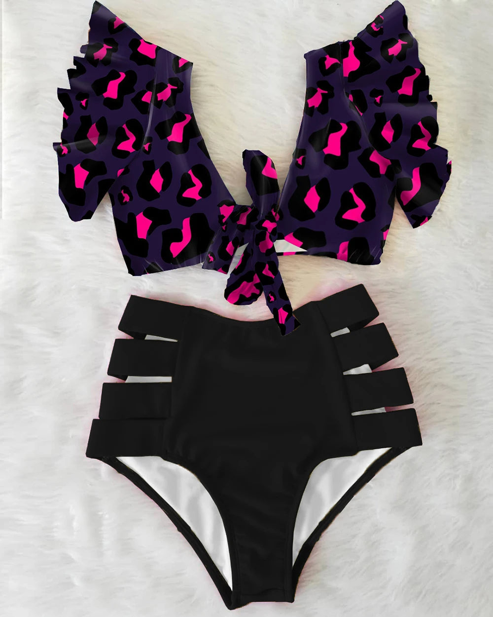 Tropische Bikini Eline Mode Kleurrijk Zomerbadpak