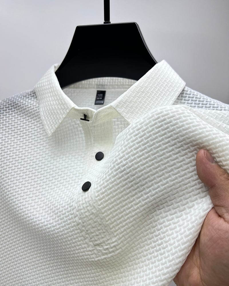 Heren Polo Shirt Ademend Mesh Matteo