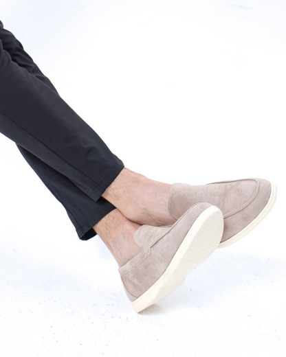 Herenzomerloafers van Suède Elegante Stijl