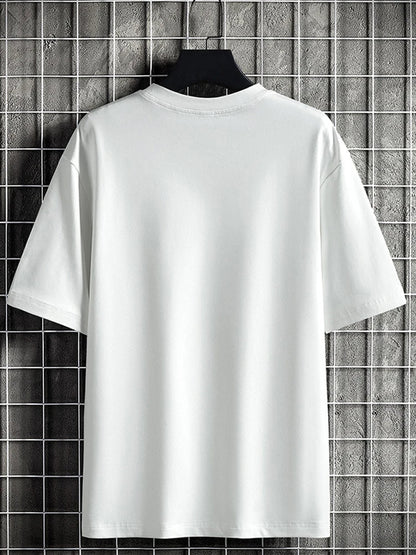Plus Size T-Shirt Urban Trendy voor Mannen