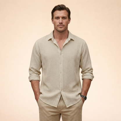 Adam | Klassiek shirt met lange mouwen