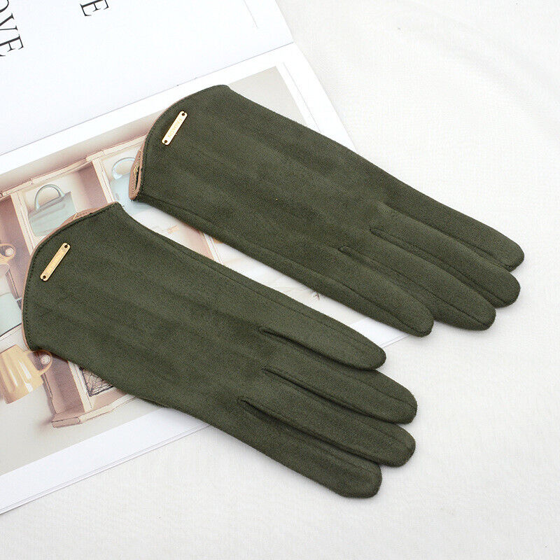 Dames Suède Handschoenen Warm en Stijlvol