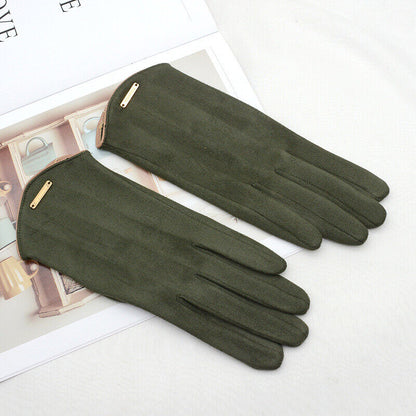 Dames Suède Handschoenen Warm en Stijlvol