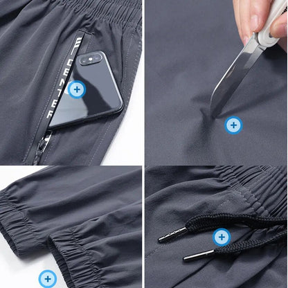 Joggingsbroek Met Ritssluiting en Comfortabele Pasvorm