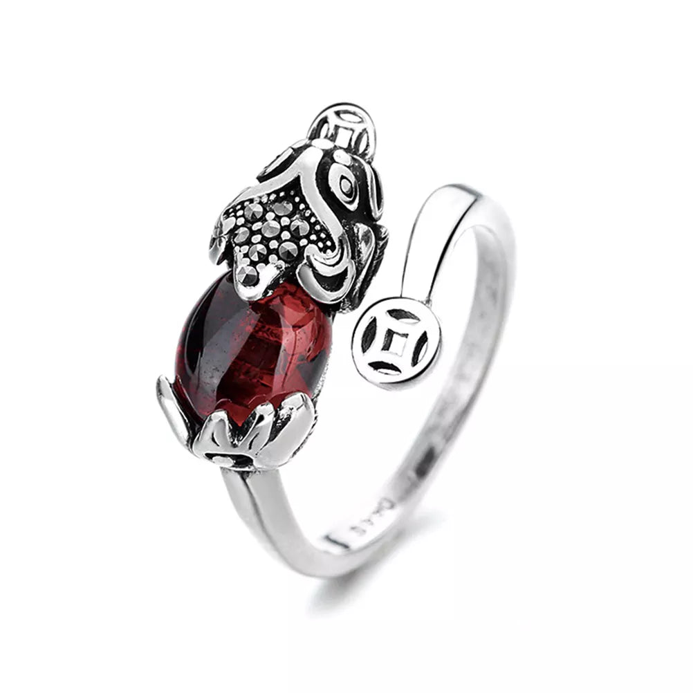 Unieke Pixiu Ring Vintage Design Geluksring
