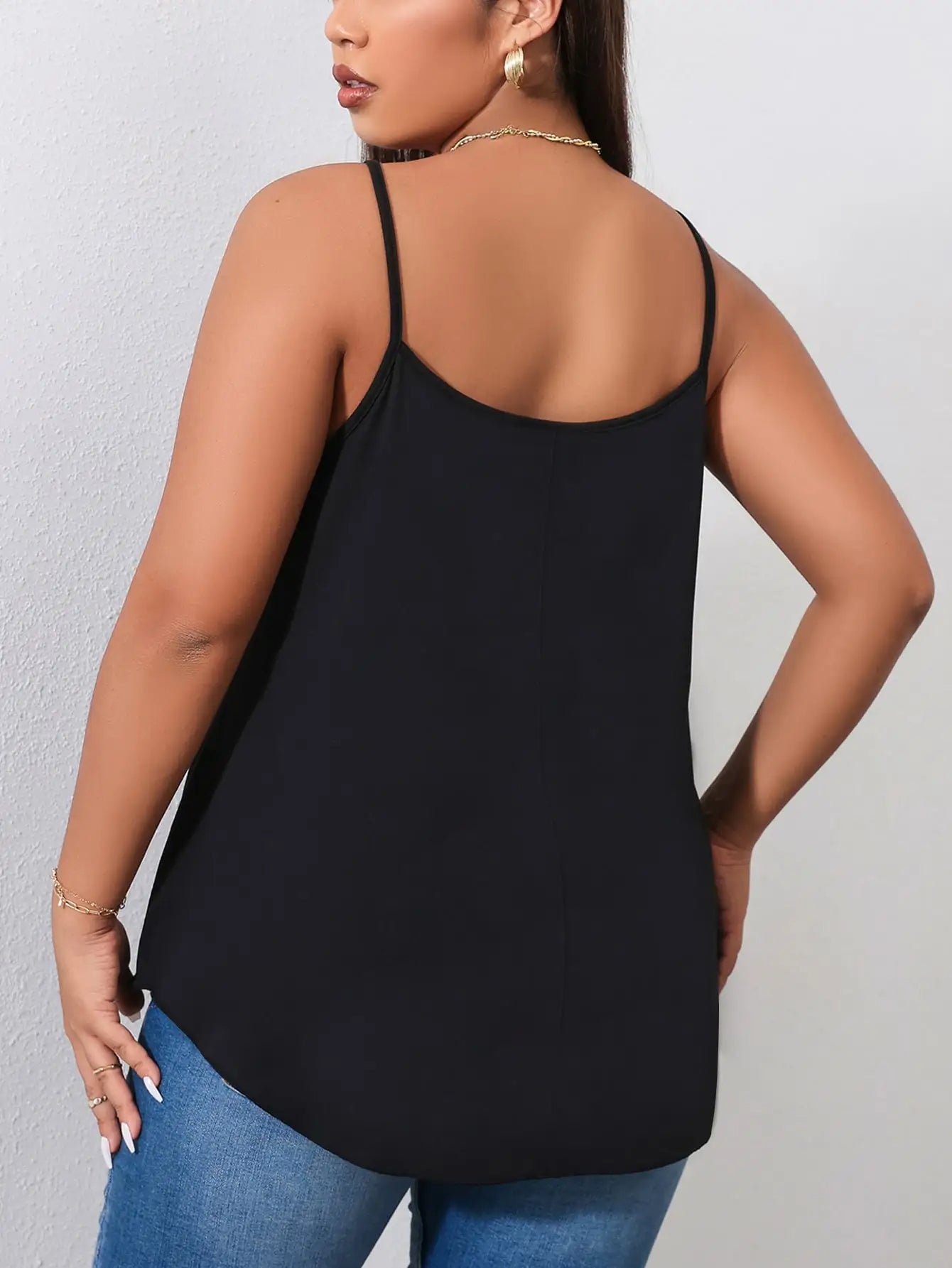 Plus-Size Top Zonder Mouwen Trendy Kleding voor Vrouwen
