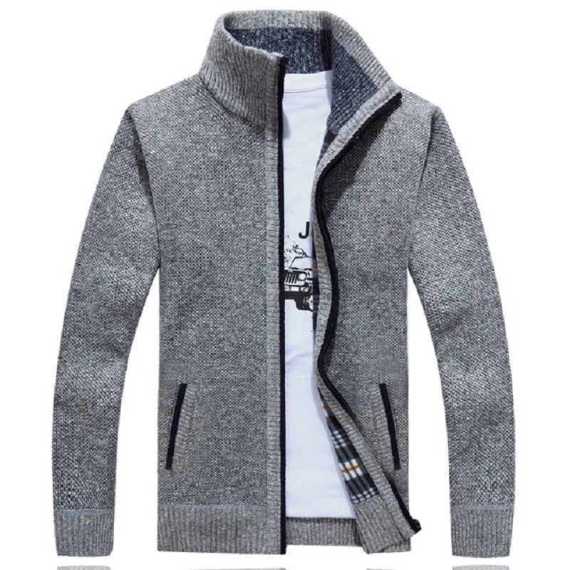 Oversized Wintervest met Rits Zwart Modieus Design