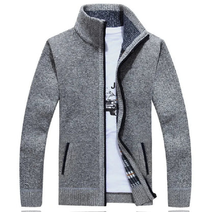 Oversized Wintervest met Rits Zwart Modieus Design