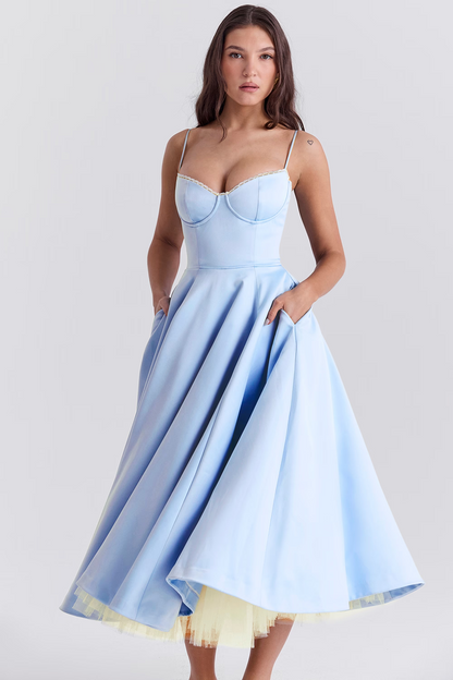 Dames Jurk Mouwloos Elegante Pasvorm