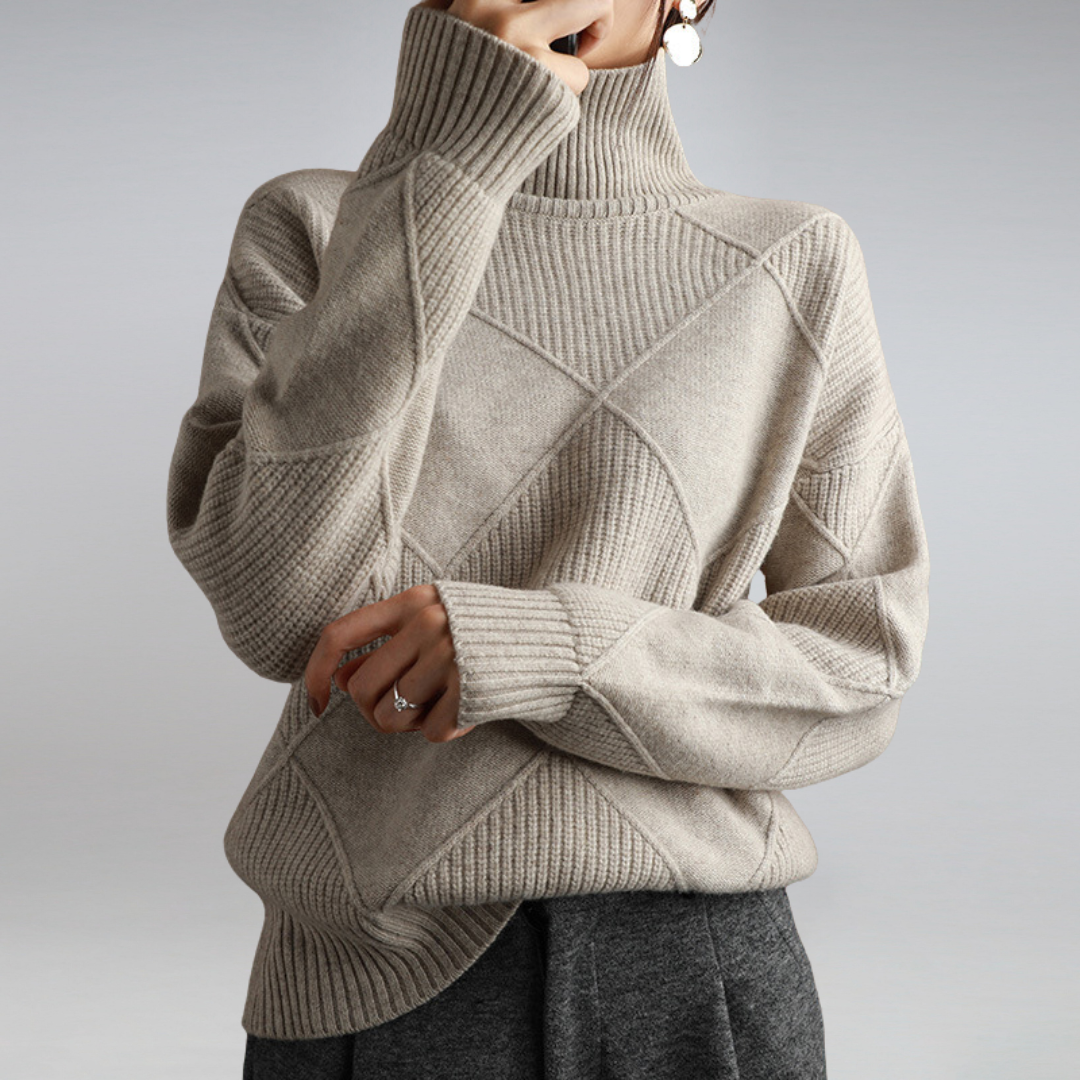 Elena | maglione con dolcevita