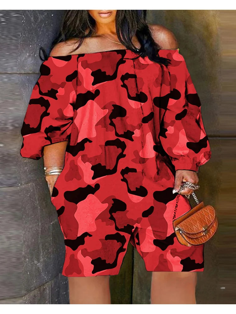 Plus Size Jumpsuit Trendy Zomerkleding Speelse Stijl
