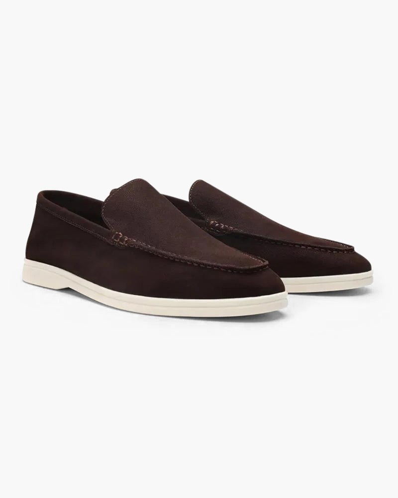 Heren Leder Loafer Koeienhuid Vintage Stijl Schoenen