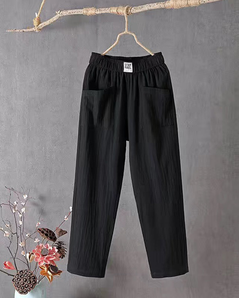 Damesbroek Losse Zomerbroek Casual Stijl