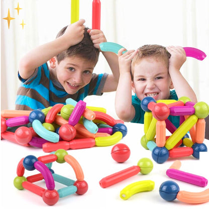 Magnetische Bouwblokken 64 Stuks Speelgoed voor Kinderen - Mode Vibes