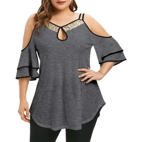 Plus-Size Blouse Nikki Stijlvol en Casual