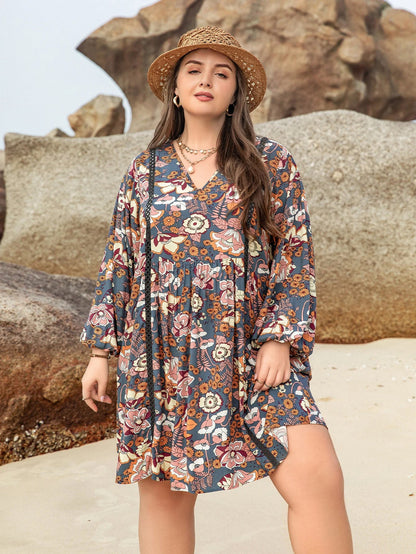 Plus-Size Zomerjurk voor Vrouw Casual en Comfortabel