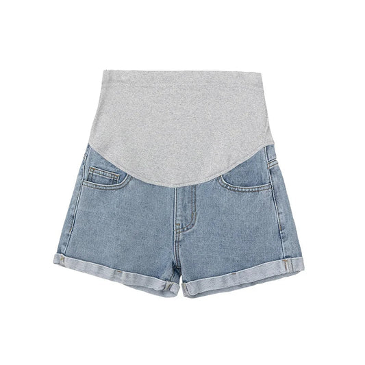 Zwangerschapsshort Denim Comfortabel voor Zwangere Dames - Mode Vibes