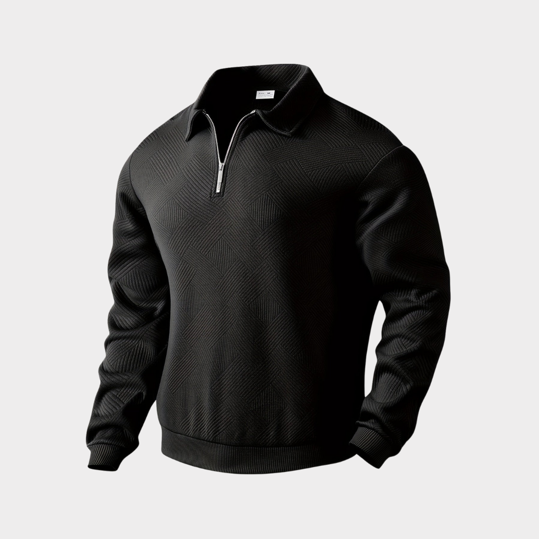 Premium Quarter Zip Trui Heren Sportief