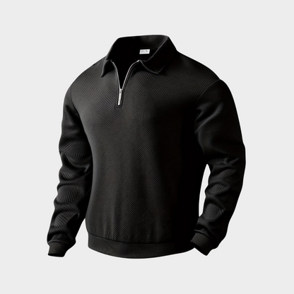 Premium Quarter Zip Trui Heren Sportief