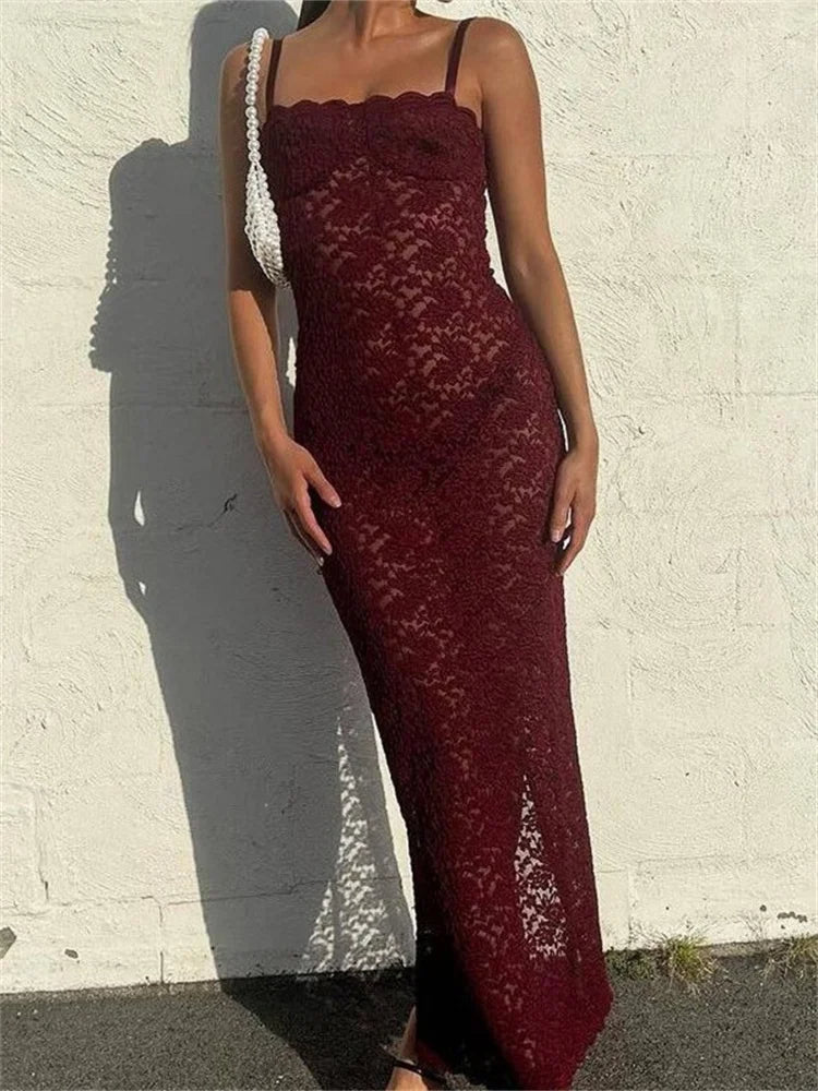 Maxi-Jurk Elegante Lange Jurk voor Vrouw Stijlvolle Zomerkleding