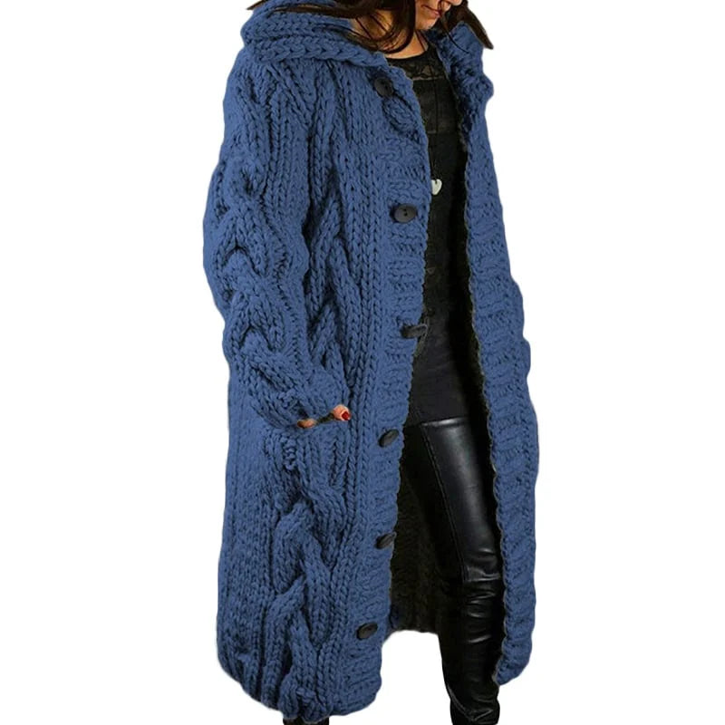 Gebreide Vest Dik Warm voor Dames