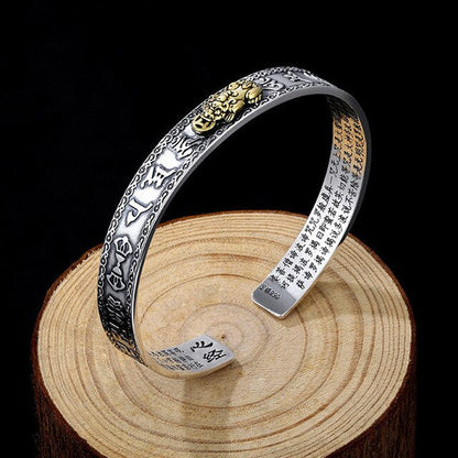 Zilveren Pixiu Armband Geluksbrenger Chinese Mythologie