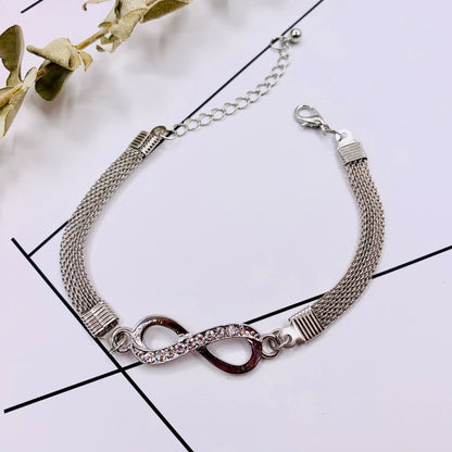 Zilveren Infinity Armband Elegante Sieraden