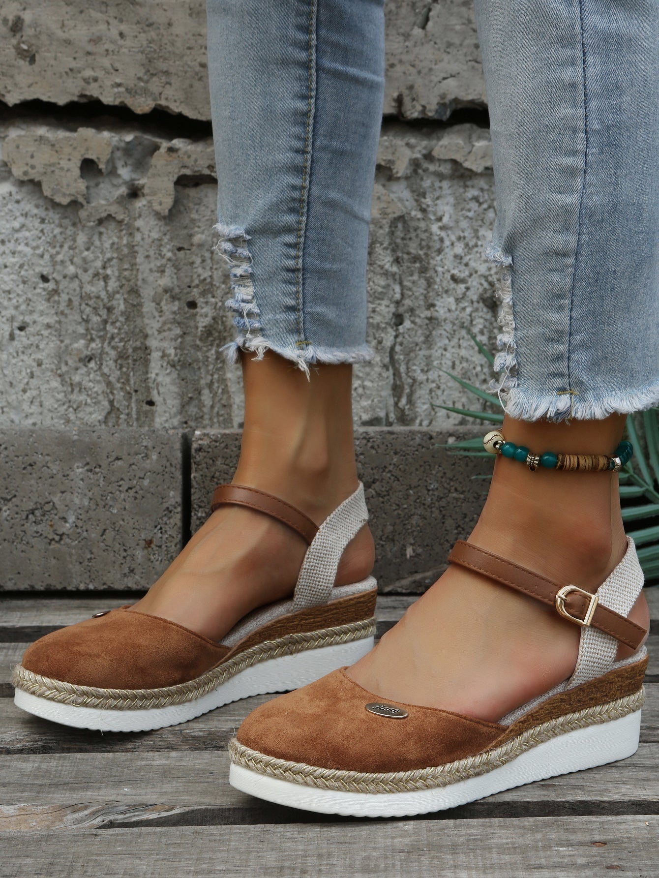 Orthopedische Espadrilles Bruin voor Vrouwen Livia - Mode Vibes