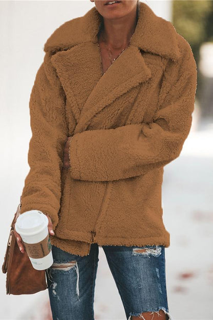 Trendy Jas met Opstaande Kraag en Ritssluiting - Amara → Jas Opstaande Kraag Ritssluiting Trendy Dames