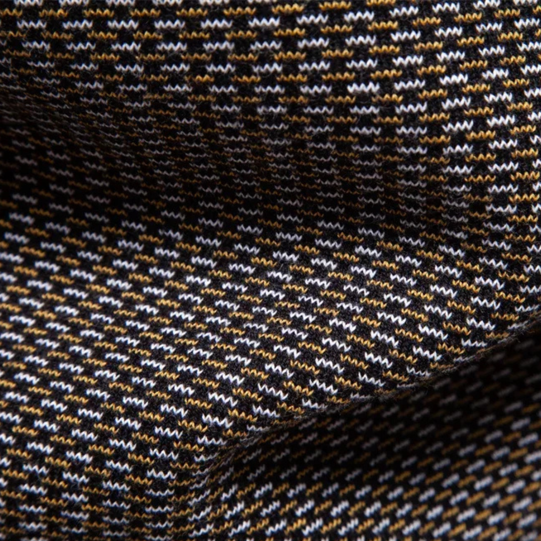 Corbin Pullover met Textuur en Kwart Rits