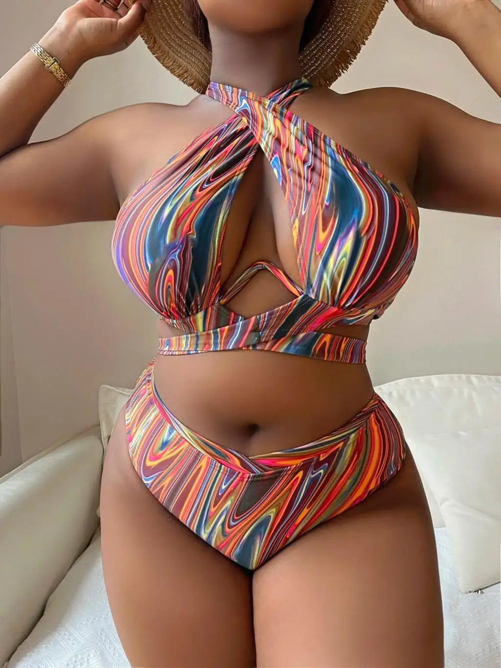 Plus-Size Bikini Carmina Stijlvol en Flatterend
