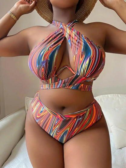 Plus-Size Bikini Carmina Stijlvol en Flatterend