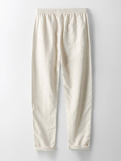 Heren Zomerset Lichte Katoen Broek