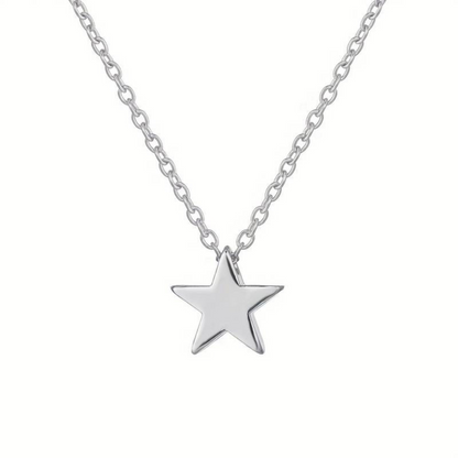 Ketting met Sterretjes Gelukssymbool Lyra Zilver
