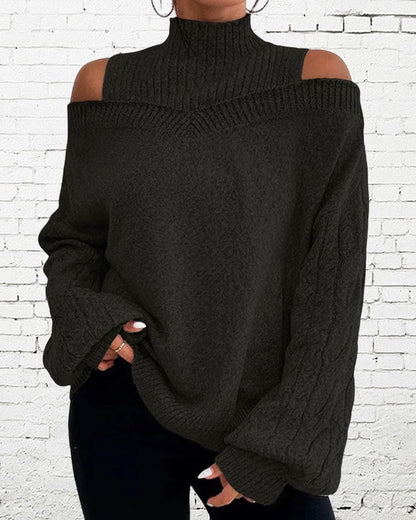 Vrouwelijke Losse Trui Casual Stijl