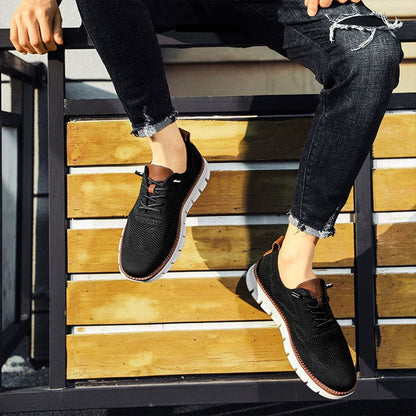 Ultracomfortabele Herenschoenen met Ademend Ontwerp