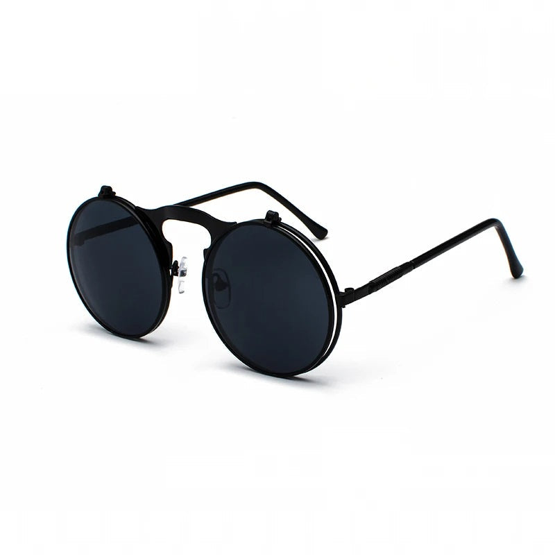 Ronde Zonnebril Heren Mode Uniek Design