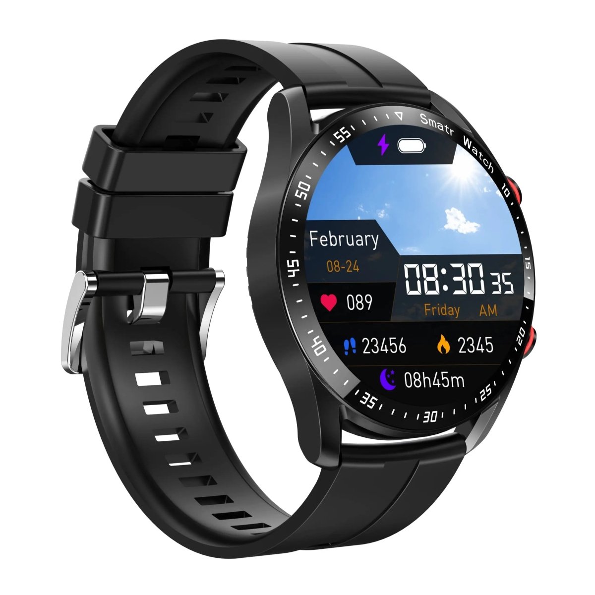 Glucose Horloge met Gezondheidsmonitor en Bloedsuikermeting - Mode Vibes