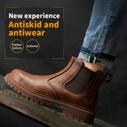 Waterdichte Werklaarzen Leren Safety Schoenen