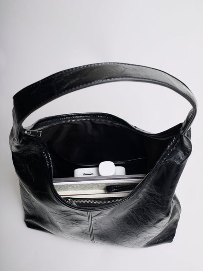 Vegan Leren Tote Bag – Vintage Look & Dagelijkse Elegantie