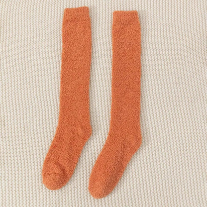 Kniekousen Warm en Trendy Coral Rood